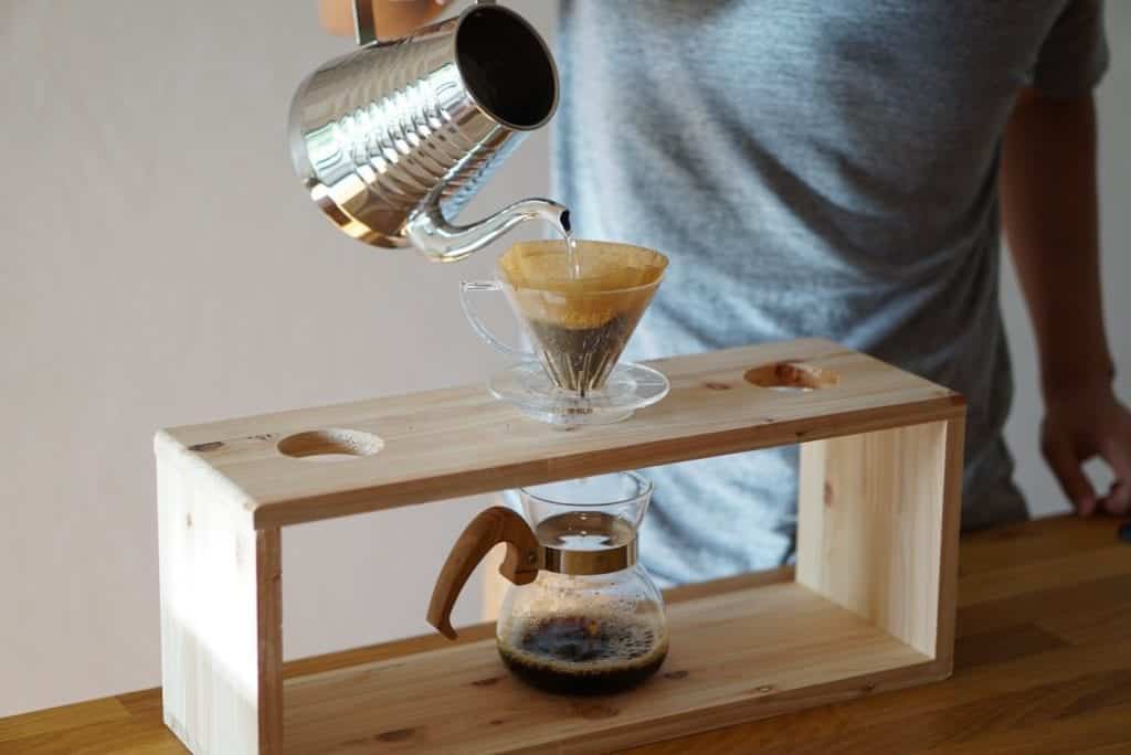 Wooden Stand Drip Coffees