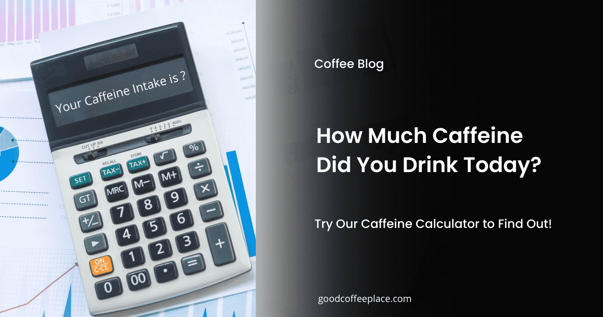 Negotiate perish Write email How much Caffeine did you drink today? - GoodCoffeePlace