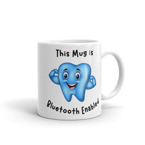 Bluetooth enabled coffee mug