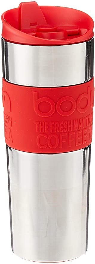 Bodum 11057-294BUS Travel Press Coffee and Tea Stainless Steel French Press. Number 5 of the 8 best french stainless steel coffee presses