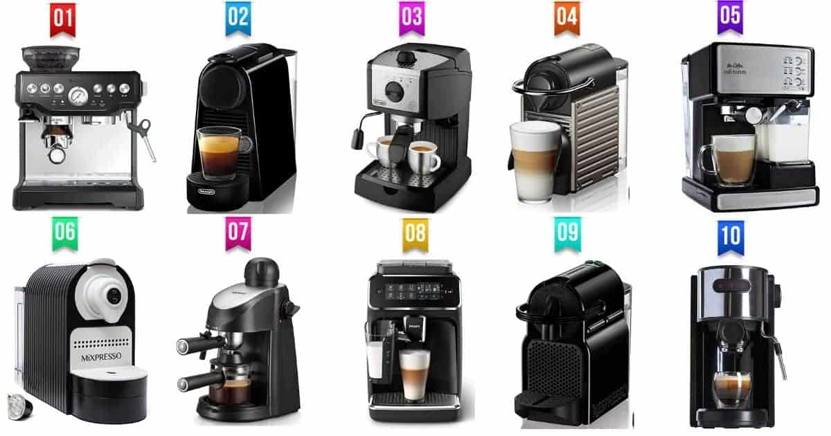 Top 10 Best Selling Home Espresso Coffee Maker Machines