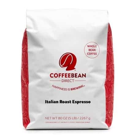 Italian roast coffee beans